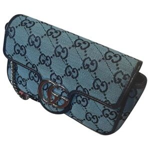 Gucci Blue and Black Crossbody Bag
